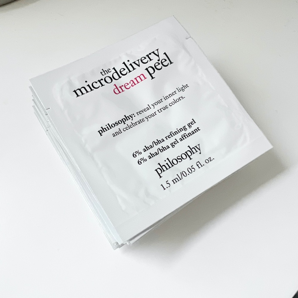 (25) PACKET LOT - Philosophy - The Microdelivery DREAM Acid PEEL AHA BHA Travel - Picture 4 of 5
